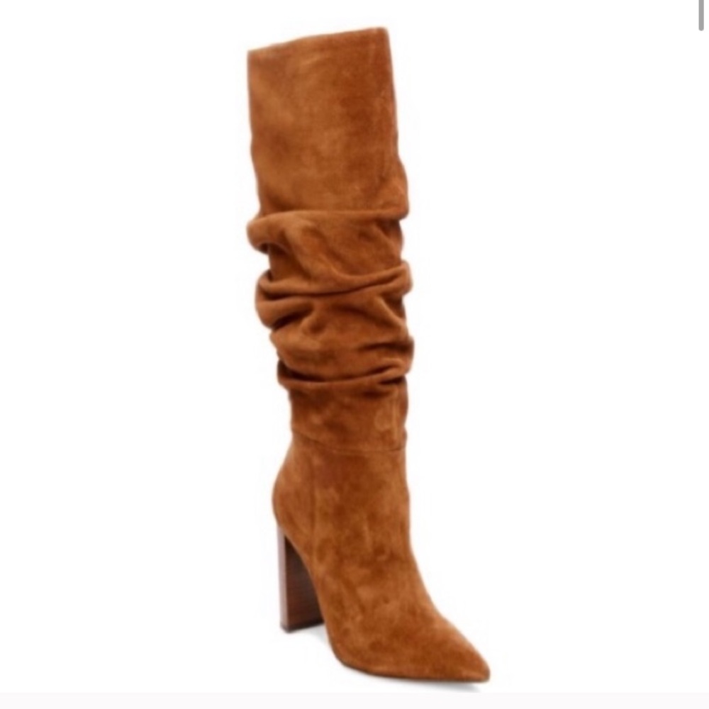 Steve Madden Swagger Cognac suede boots